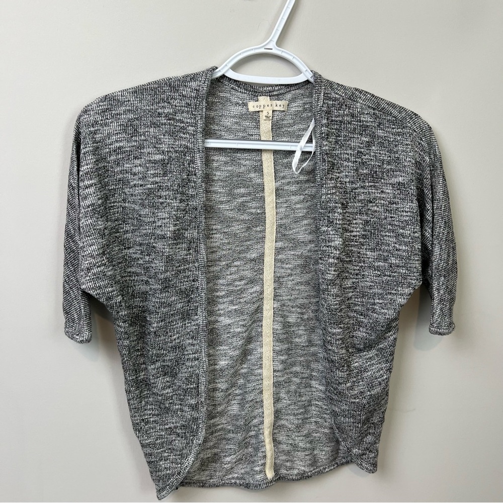 Copper Key Gray Girls Shrug